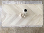Load image into Gallery viewer, White Oak Wood Herringbone Dining Room Table
