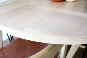 herringbone round table