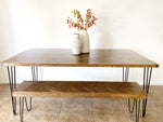 Load image into Gallery viewer, walnut dining table set
