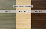 Load image into Gallery viewer, Rectangular Wood &amp; Metal Coffee Table - (Walnut Stain)
