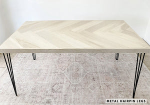 Modern Wood Kitchen Table