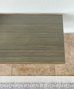 Modern Wood & Metal Bench w/ Walnut Stain - (Metal Hairpin or U-shape Legs)