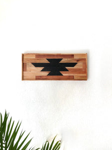 Southwest Inspired Wood Wall Art with Wood Frame